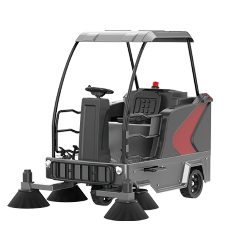 揚子YZ-S8駕駛式掃地機側(cè)面圖